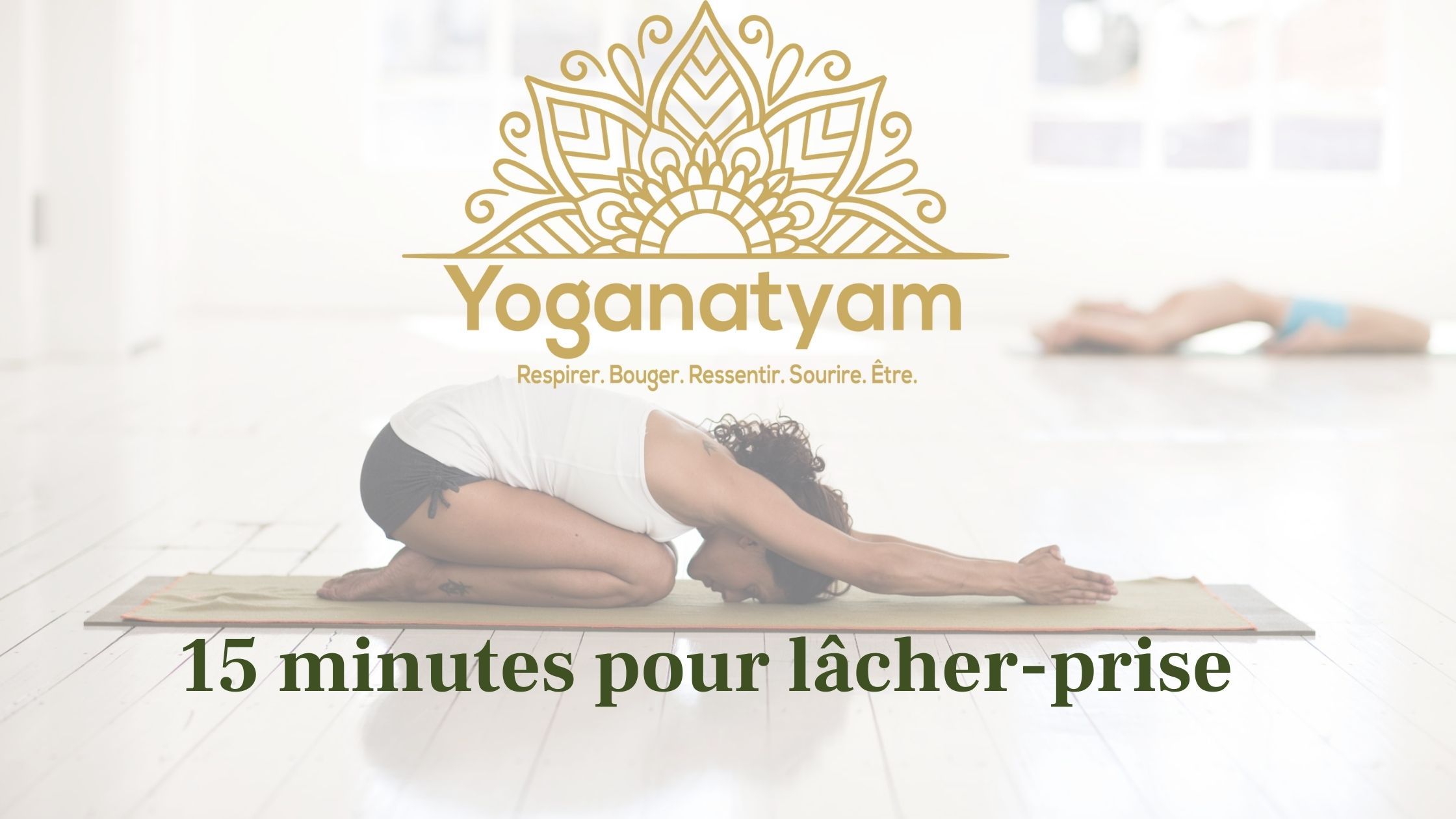 15 minutes pour lâcher prise